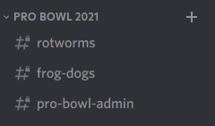pro bowl categories