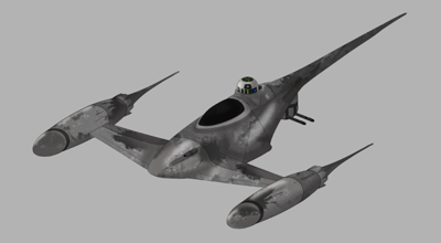 A custom N-1 starfighter image